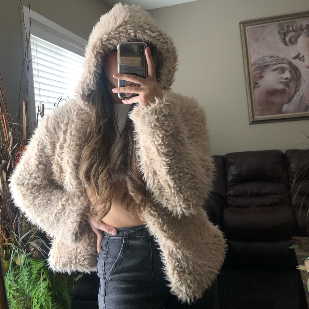 California Moonrise Fluffy Teddy Jacket